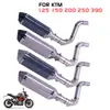 Juego de Tubo de Escape para Motocicleta para Ktm Duke 125 150 200 390 2012-2016