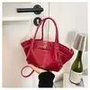 Bolso Cruzado tipo Satchchel Cubo Casual Simple Estilo Coreano para Mujer Invierno 2025 Nuevo Textura de Alta Gama Estilo Extranjero Bolso de Hombro Único