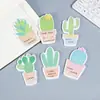 Notas Adhesivas Patrón de Dibujos Animados con Adhesivo Fuerte, Cactus de Colores, Bloc de Notas Creativo de Forma Grande, Uso de Oficina Transfronterizo, Desprendible