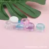 Caixa de embalagem de teste para viagem caixa de creme facial 5G frasco de creme amostra frasco quadrado rosa amostra de joia para unhas caixa plástica