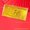 Billete conmemorativo de color de cien dólares del Año de la Oveja 2027, Tres Ovejas Traen Prosperidad, Oveja Trae Fortuna, Billete de Oro, Regalos de Año Nuevo al por Mayor para Seguros y Bancos