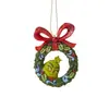 Enfeites de Árvore de Natal 2023 Grinch Acrílico Plano Pingente de Decoração para Árvore de Natal