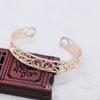 Pulsera DIY con Conservación de Color Chapado en Oro de Yiwu, Brazalete Geométrico, Joyería Nupcial, Pulsera de Brazo, Accesorios de Estilo Chino, Anillo de Metal