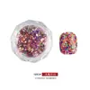 30 Colores Película Grande Brillante Celebridad Cibernética Coreana Set de Lentejuelas Arte de Uñas Polvo Brillante Mezclado Láser Seis Caras Brillante Azul Brillante