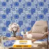 Pegatinas Retro Bohemias Autoadhesivas Impermeables y a Prueba de Moho Pegatinas de Pared Decoración de Renovación de Paredes de Dormitorio Papel Tapiz Ecológico
