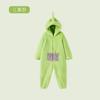 2025 Novo Inverno Forrado com Lã Espessado Pijama Infantil de Coral Fleece Antena Bebê Desenho Animado Animal Siomático Roupas de Casa