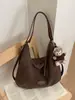 Bolso de Mano Transfronterizo con Textura de Tejido Retro para Mujer 2026 Otoño/Invierno Nuevo de Alta Gama Gran Capacidad Bolso de Hombro