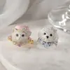 Bestseller transfronterizo: Anillos cepillados lindos y peculiares con temática de gatos, anillos frescos exquisitos y dulces para mujeres, regalos perfectos para novias, suministro de joyería de nicho