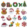 Série de Natal Lantejoulas Coloridas Bordado Computadorizado Papai Noel Boneco de Neve Árvore de Natal Patch de Tecido Bordado Exportação