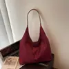 Bolso de Suede de Moda para Mujer 2023 Nuevo Otoño e Invierno Elegante Bolso de Hombro Retro Bolso Tote de Gran Capacidad