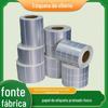 Papel autoadesivo para etiquetas de código de barras em PET 40 * 25, cor prata fosco, adesivo de etiqueta prata, etiqueta autoadesiva à prova d'água