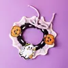 Babero de toalla antideslizante para gato, collar de punto hecho a mano, bufanda decorativa para mascotas de Año Nuevo, accesorios de punto, collar para cachorro