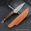 Cuchillo para cerdo con funda de piel para barbacoa al aire libre y cuchillo para cordero de acero inoxidable cuchillo multiusos cuchillo para frutas cuchillo para exteriores