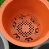 Maceta para suculentas de gran diámetro, maceta de imitación cerámica, maceta gruesa de imitación de arcilla púrpura, maceta duradera modelo nuevo
