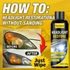 Creme reparador de oxidação para faróis de carro kineshinex restaura o brilho, agente desnebulizador para cobertura de luzes dianteiras e traseiras, atacado de fábrica