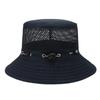 Sombrero de pescador de cuerda para hombre y mujer, sombrero de verano para exteriores con protección solar, sombrero de ala pequeña, sombrero de pesca transpirable de malla pequeña, venta al por mayor