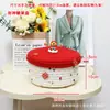 Cesta de Almacenamiento para Pastel de Muñeca Divertida Juguetes para Niños Cesta Tejida de Cuerda de Algodón de Dibujos Animados Caja Organizadora de Bocadillos para Escritorio de Sala de Estar