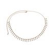 Moda Personalizada Diamante Cintura Sexy Praia Biquíni Corrente de Corpo Simples Strass Borla Camada Única Acessórios de Corrente de Cintura