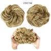 [Listo para envío transfronterizo] Peluca con banda para el cabello rizado, bolsa para el cabello, diadema europea y americana con moño esponjoso, banda para el cabello, fabricante de moño flor