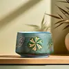 00 Maceta Grande de Suculentas Mediterráneas para Uso Doméstico, Cerámica Gruesa Creativa Cerámica Vintage Maceta de Barro Rojo Bandeja para Flores Venta al por Mayor