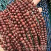 8mm Hermosos Puntos de Tinta Rosa Nuevo Chinoiserie Colorido Granito Redondo Cuentas DIY Pulsera con Cuentas Collar Material Accesorios