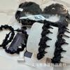 Faixa de cabelo nova de renda organza estilo Xiaoxiang primavera e verão laço de renda pérola strass temperamento faixa de cabeça feminina