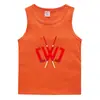 Chaleco de verano para niños 2023 estilo coreano algodón casual playera interior absorbente de sudor dulce sin mangas para niños
