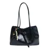 Bolso de Mano Retro de Gamuza Mate de Alta Gama al por Mayor para Mujer, Bolso de Hombro de Moda y Versátil con Bolsa Tote de Gran Capacidad