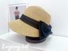 Sombrero de paja de estilo japonés, sencillo y a juego, para mujer, de verano, estilo coreano, elegante, resistente al sol, para playa y vacaciones en la playa.