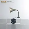 Gramófono Retro Vertical Simple Disco de Vinilo Lujo Ligero Adorno Creativo Modelo Escritorio Sala de Estudio Modelo Sala Venta