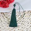 Novo Marcador de Jade com Borla Borla Marcador Pendurado com Borla Leque Antigo Marcador Pendurado Borla Borla Estilo Chinês Pequena Borla
