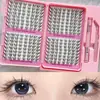 Popular juego de pegamento de comercio exterior: Tuoshanjing textura voluminosa y densa para crear cuencas de ojos profundas de tez mixta, pestañas postizas transfronterizas
