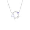 BaObAo design original taro ver borboleta série s925 sterling silver dream aurora super fairy moon grinalda colar mulheres