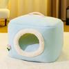 Casa para gatos totalmente cerrada, removible y lavable, casa para perros para dormir, universal para las cuatro estaciones, cama para gatos, cama para perros, casa para gatos cálida para el invierno, casa para mascotas