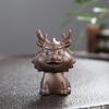 Zisha Zodiac Zodiac Creative Cute Cute Cow Cerâmica Mini Ornamentos Pode Levantar Chá Pet Tea Play Decoração de mesa de chá