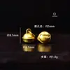 Colgante de oro arena con alta retención de color, accesorios de oro antiguo, componentes de joyería hechos a mano para DIY, materiales para hacer pulseras, collares y cordones trenzados