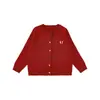 Cárdigan Suéter para Niñas Wulibu Atuendo de Otoño Manga Larga Cuello Redondo Tejido Chaqueta Moda Cálida Superior Tendencia