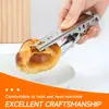 Pinza Anti-Escaldaduras de Acero Inoxidable 304 Cuidadosamente Seleccionada, Pinza Multi-Funcional Anti-Escaldaduras para Exteriores para Tazones y Platos, Pinza para Tazones Tres-en-Uno, Herramienta de Cocina