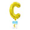 Nuevo Globo de Letra de 16 pulgadas con Tarjeta de Respaldo Tapa Dura Fiesta de Cumpleaños Aniversario Escena Decorativa Letra Globo de Película de Aluminio