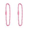 Accesorios de Joyería DIY Hechos a Mano Hierro Pintura en Spray Cadena de Cuentas Onduladas Hebilla de Material para Hacer Llavero Cadena Colgante Hebilla Colgante para Muñeca
