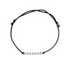 Taobao Tmall venta caliente pulsera de cordón trenzado con cuentas pulsera tejida corta simple de cuentas joyería artesanal creativa