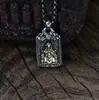Colgante de Plata 925 Estilo Étnico Vintage Nuevo, Dios Dragón de la Riqueza, un Adorno que Atrae la Fortuna