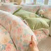 Conjunto de Cama de Inverno Classe A Espesso Leite Fleece Quatro Peças Cobertor de Edredom Fleece Dupla Face Adicionado Conjunto de Três Peças para Cama Dormitório Estudantil