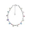 Pulseira Colorida de Prata com Contas em Formato de Lâmpada Colorida para Mulheres Joias com Design de Nicho da Ins Acessório Versátil Dopamina para Mulheres