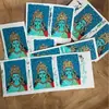 Thangka de Tara Verde de Rekang, Tíbet, Nepal, Pintado a Mano, Tarjeta de 2x3