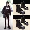 Botas Martin estilo británico para mujer, nueva colección otoño/invierno 2026, suela gruesa, modernas, versátiles, botines, botas de algodón con forro de felpa para mujer