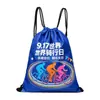 Bolsa de almacenamiento portátil para exteriores, mochila con cordón de gran capacidad, mochila deportiva para ciclismo, bolsa con cordón para baloncesto y fútbol