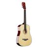 Violão, Violão Folk, Instrumentos Musicais Genuínos de Fábrica para Exportação, Violão Acústico Folk de 38 polegadas, Acessórios para Violão de Madeira Linden