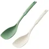 Espátula de Silicone Duas em Uma, Resistente a Altas Temperaturas, Panela Antiaderente, Espátula Especial para Cozinhar com Escala, Espátula de Silicone para Suplementos Alimentares, Silicone Macio