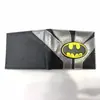 Billetera Corta de Metal de Batman Billetera Batman Superhéroe para Hombres y Mujeres Billetera de Monedas de PU Billetera de Cuero Portatarjetas